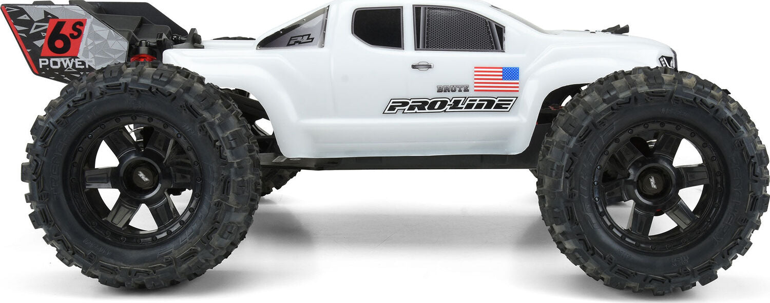 1/8 Pre-Cut Brute Bash Armor White Body: ARRMA Kraton 6S