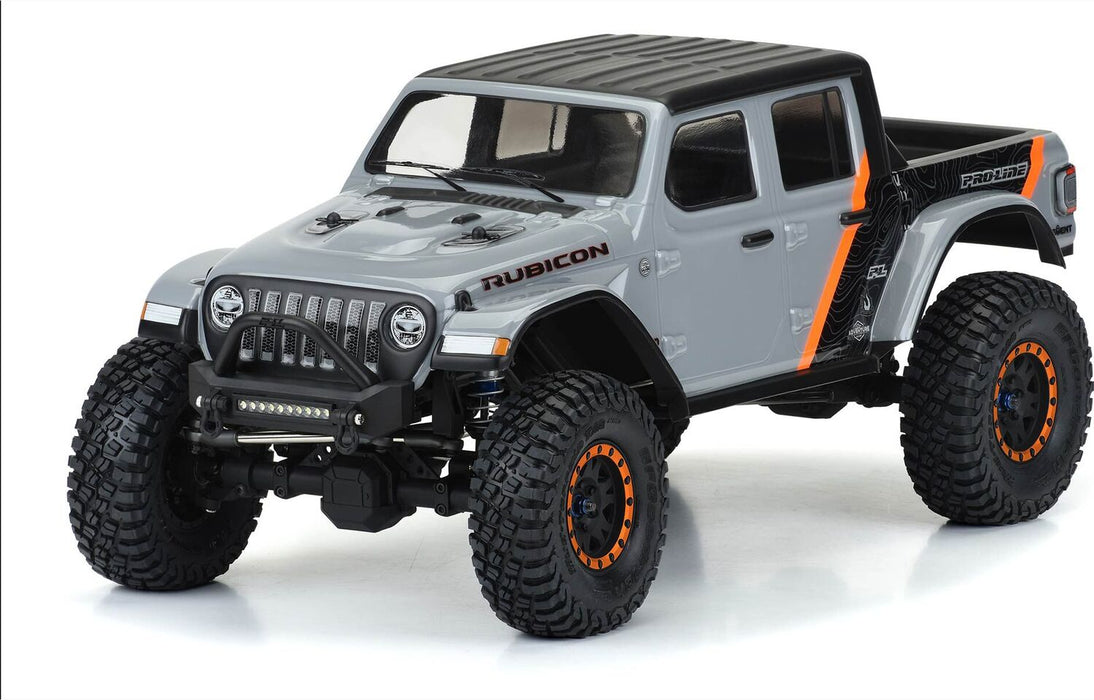 1/10 2020 Jeep Gladiator Clear Body 12.3" (313mm) Wheelbase Crwlrs