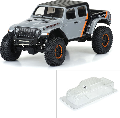 1/10 2020 Jeep Gladiator Clear Body 12.3" (313mm) Wheelbase Crwlrs
