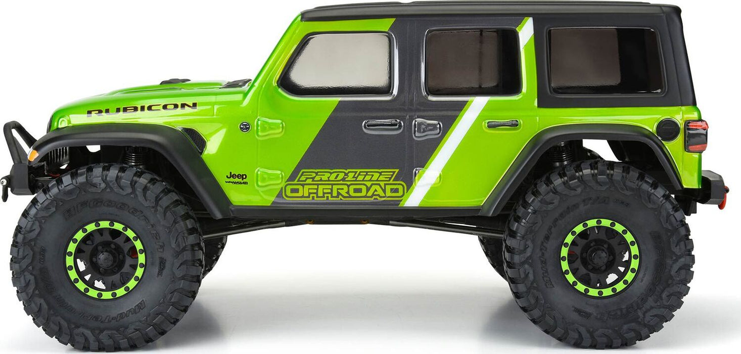 1/10 Jeep Wrangler JL Unlimitd Rubcn Clr Bdy 12.3" (313mm) WB Crwlrs