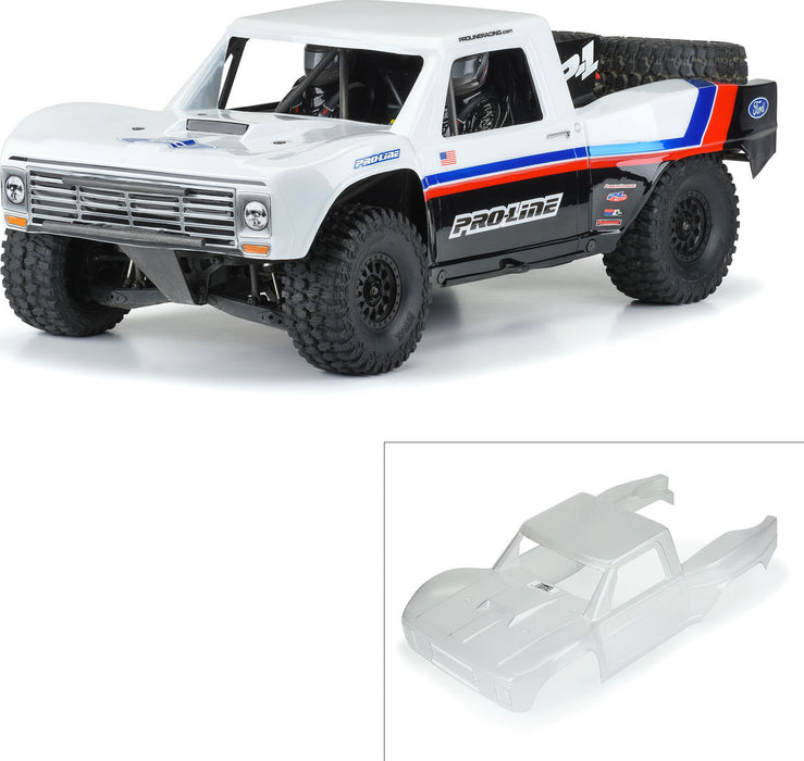 1/7 Pre-Cut 1967 Ford F-100 Truck Clear Body: Unlimited Desert Racer