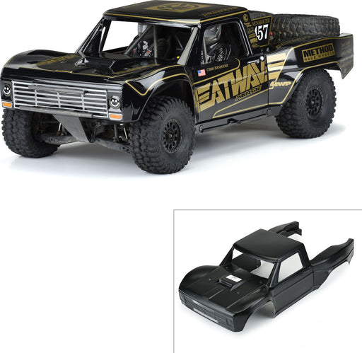 1/7 Pre-Cut 1967 Ford F-100 Heatwave Black: Unlimited Desert Racer