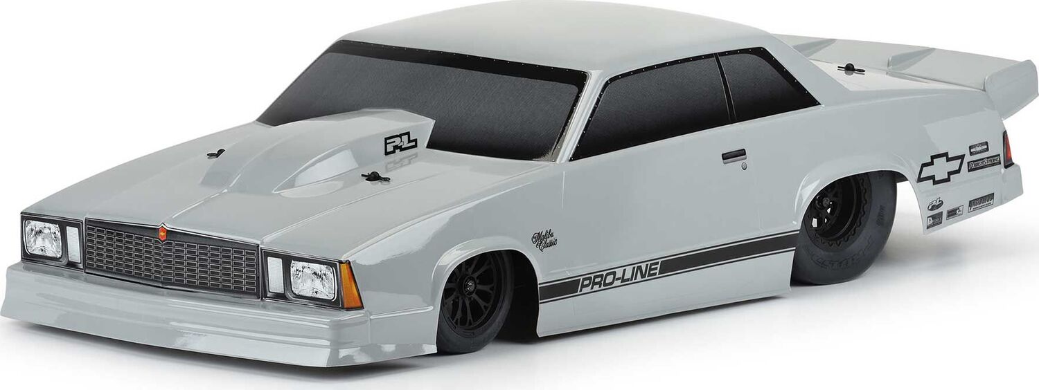 1/10 1978 Chevrolet Malibu Tough-Color Gray Body: Drag Car