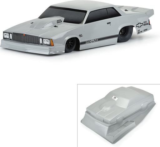 1/10 1978 Chevrolet Malibu Tough-Color Gray Body: Drag Car