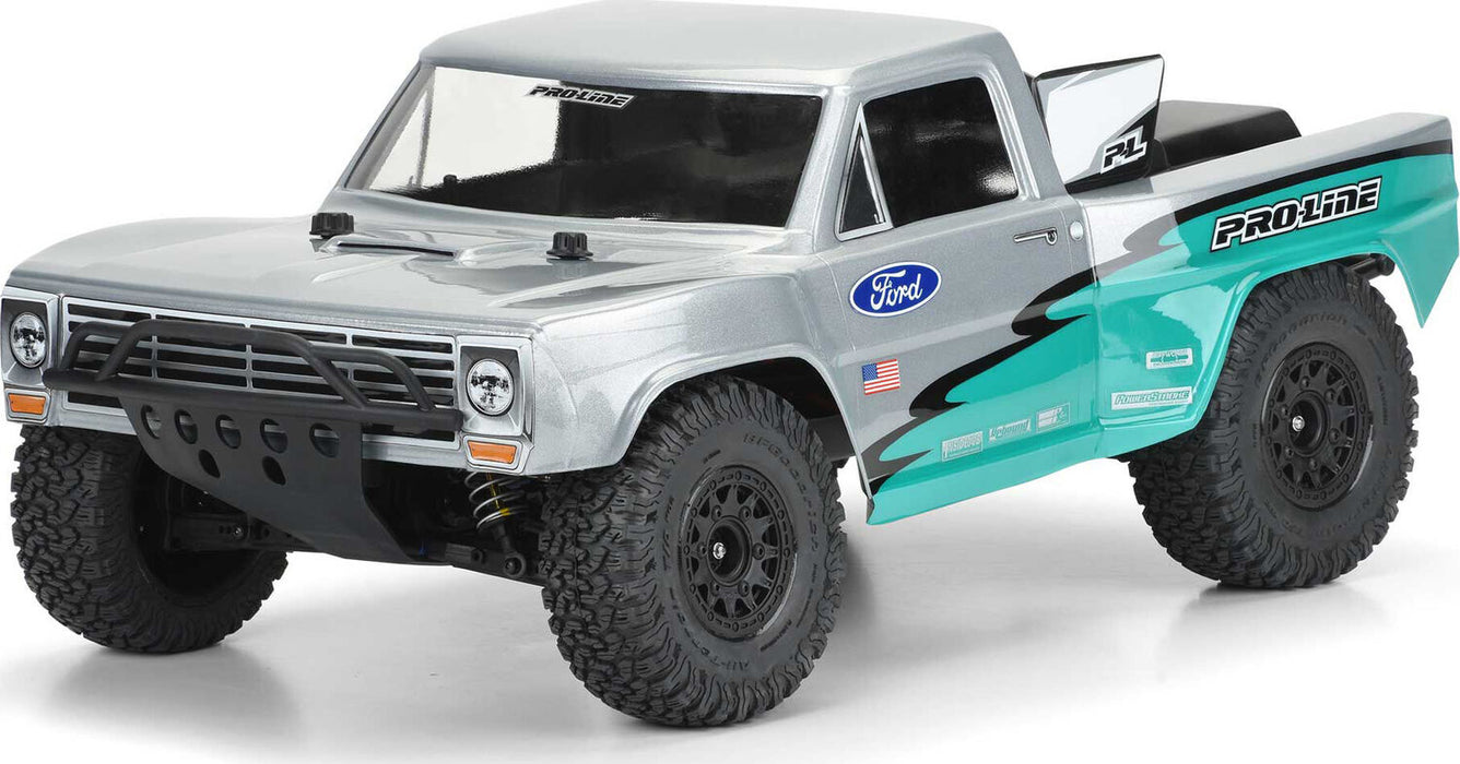 1/10 Pre-Cut 1967 Ford F-100 Race Truck Clear Body: Short Course
