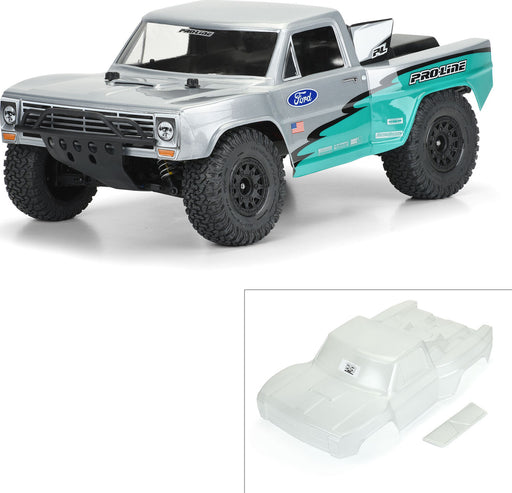 1/10 Pre-Cut 1967 Ford F-100 Race Truck Clear Body: Short Course