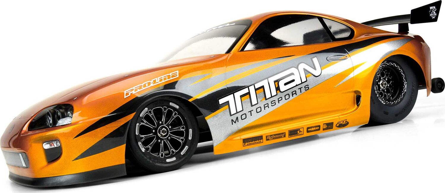 1/10 1995 Toyota Supra Clear Body: Drag Car