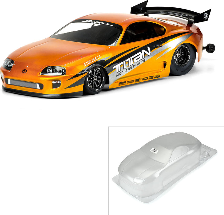 1/10 1995 Toyota Supra Clear Body: Drag Car