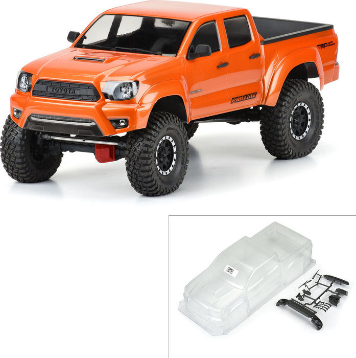 1/10 2015 Toyota Tacoma TRD Pro Clear Body 12.3" (313mm) Wheelbase: Crawlers