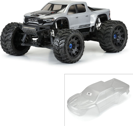 1/5 Pre-Cut 2021 Ram 1500 Clear Body: X-MAXX