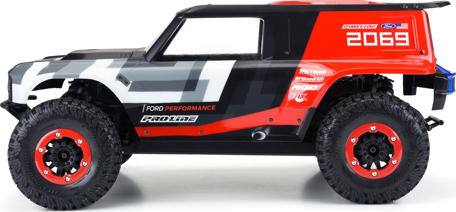 1/10 Ford Bronco R Clear Body: Short Course
