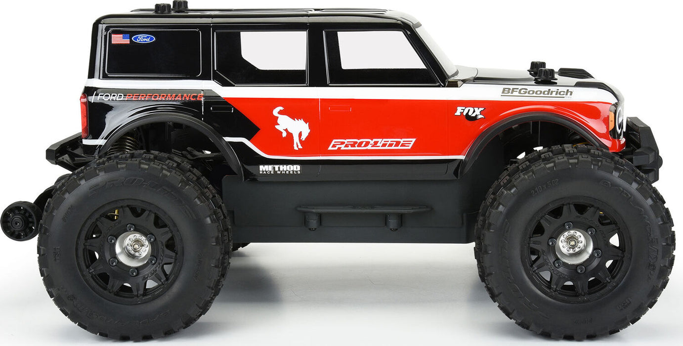1/10 2021 Ford Bronco Clear Body: Granite, Vorteks