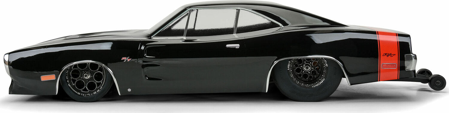 1/10 1970 Dodge Charger Clear Body: Drag Car