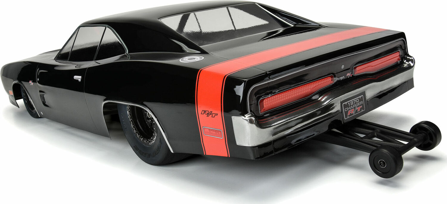 1/10 1970 Dodge Charger Clear Body: Drag Car