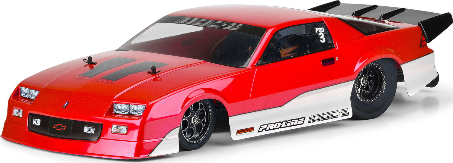 1/10 Pre-Cut 1985 Chevy Camaro IROC-Z Clear Body: 22S Drag Car