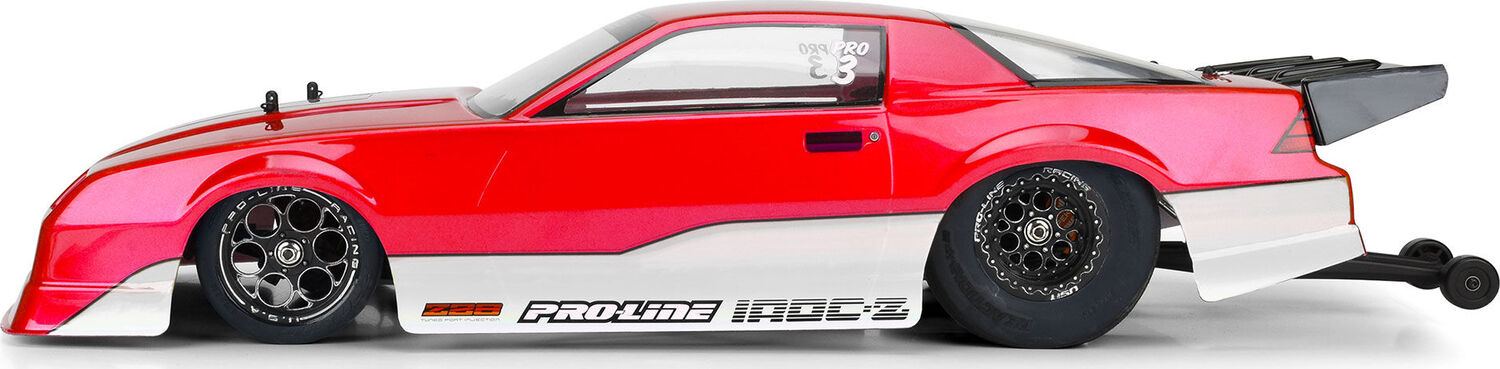 1/10 Pre-Cut 1985 Chevy Camaro IROC-Z Clear Body: 22S Drag Car