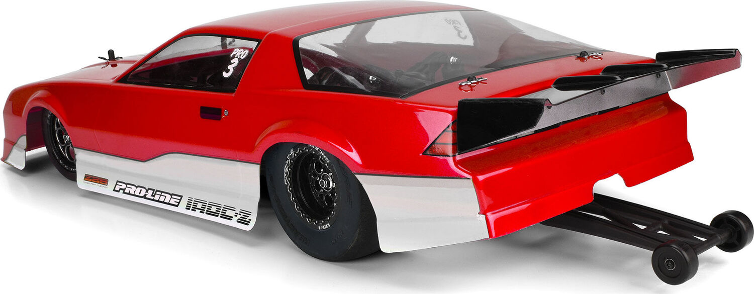 1/10 Pre-Cut 1985 Chevy Camaro IROC-Z Clear Body: 22S Drag Car