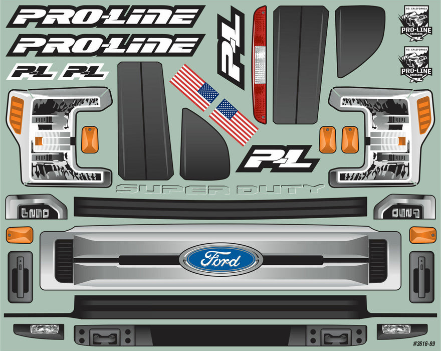 1/6 2017 Ford F-250 Super Duty Cab-Only Clear Body: SCX6