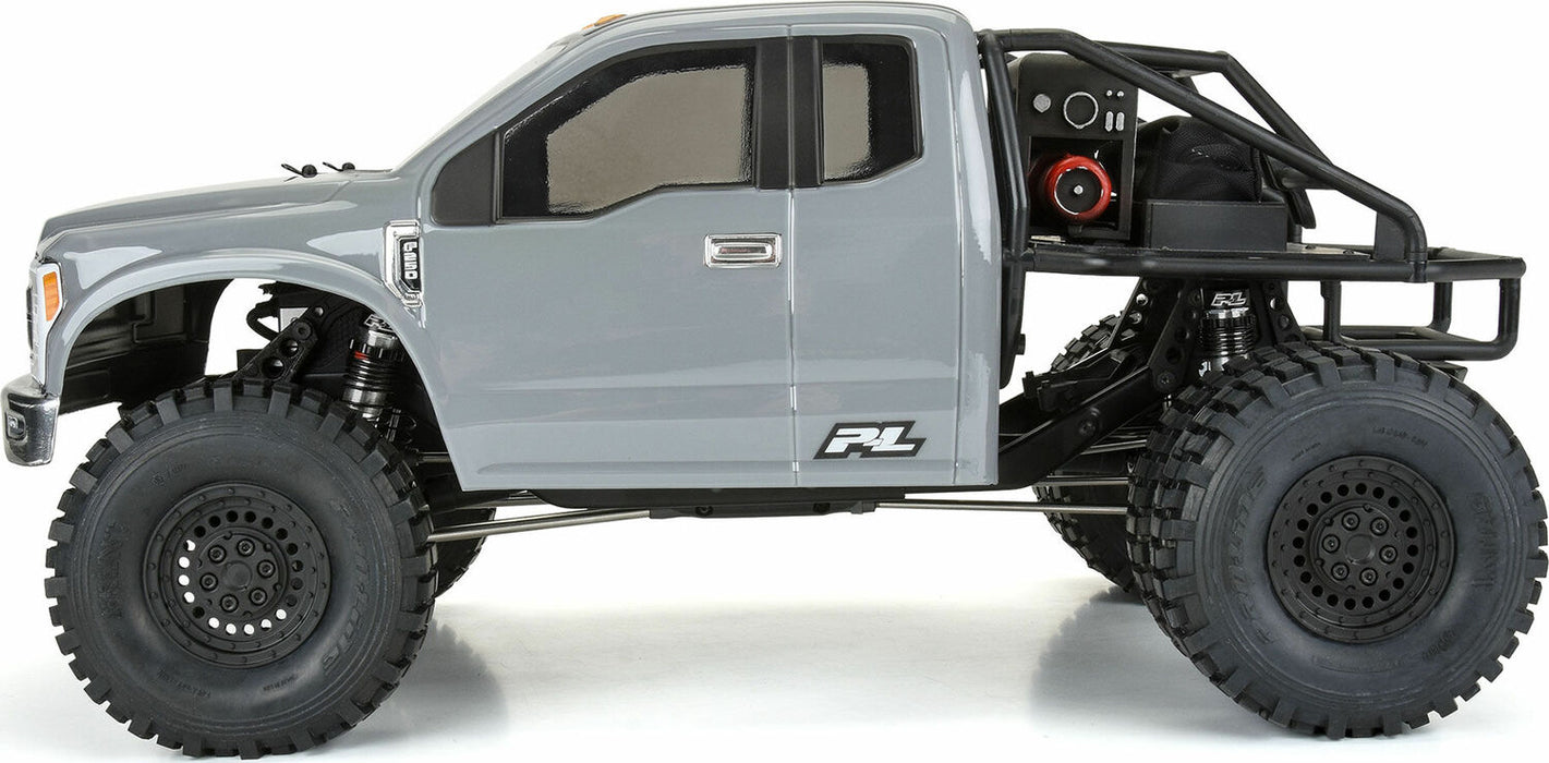1/10 2017 Ford F-250 Super Duty Cab-Only Clear Body 12.3" WB Crawler