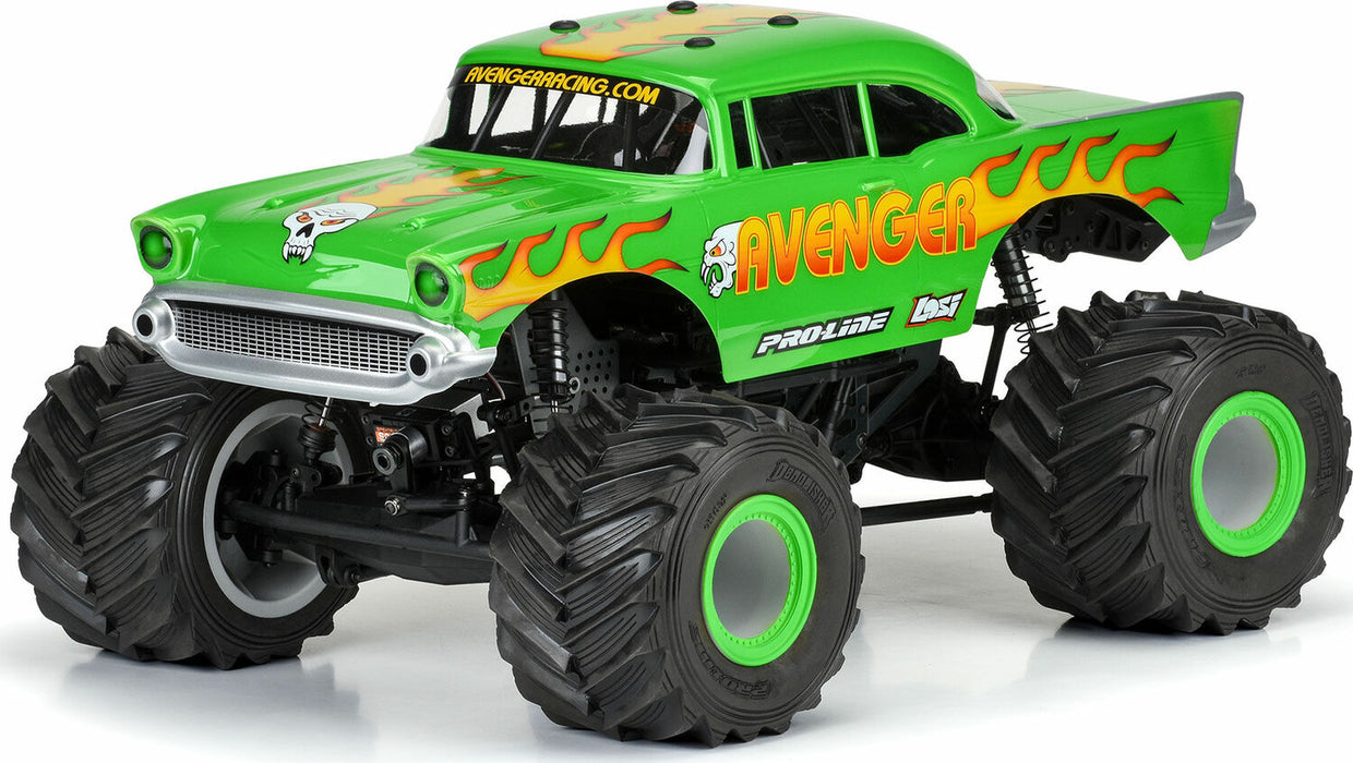 1/8 1957 Chevy Bel Air "Avenger" Clear Body: LMT, Crawler & 1/8 MT