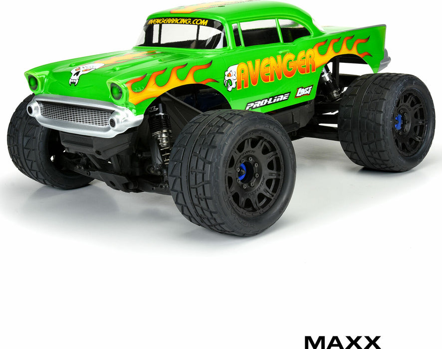 1/8 1957 Chevy Bel Air "Avenger" Clear Body: LMT, Crawler & 1/8 MT