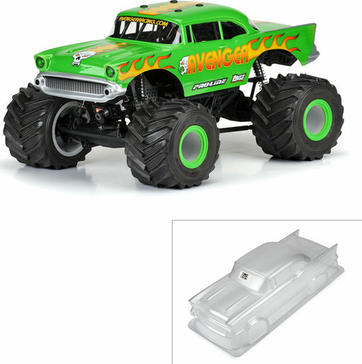1/8 1957 Chevy Bel Air "Avenger" Clear Body: LMT, Crawler & 1/8 MT