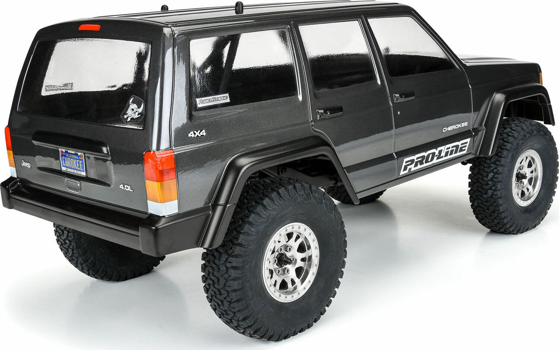 1/10 2001 Jeep Cherokee Clear Body 12.3” (313mm) Wheelbase Crawlers