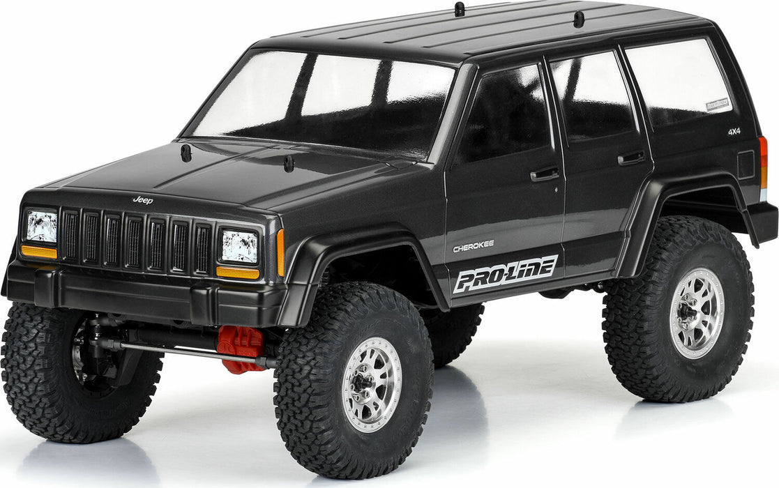 1/10 2001 Jeep Cherokee Clear Body 12.3” (313mm) Wheelbase Crawlers