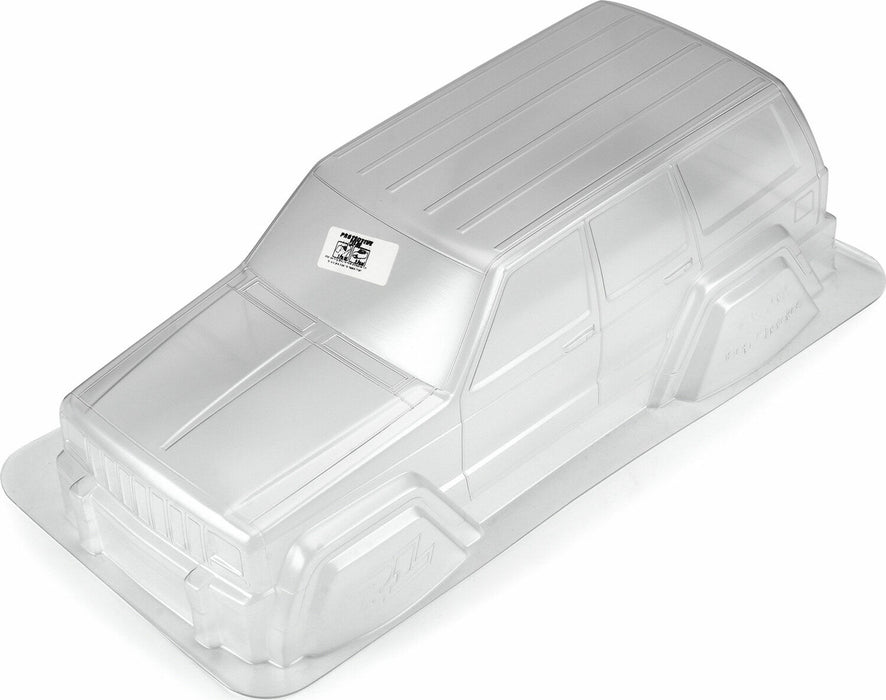 1/10 2001 Jeep Cherokee Clear Body 12.3” (313mm) Wheelbase Crawlers