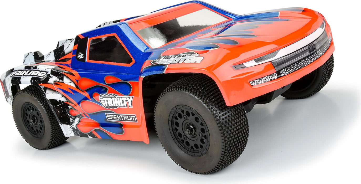 1/10 Pre-Cut Flo-Tek Sector Clear Body: Short Course