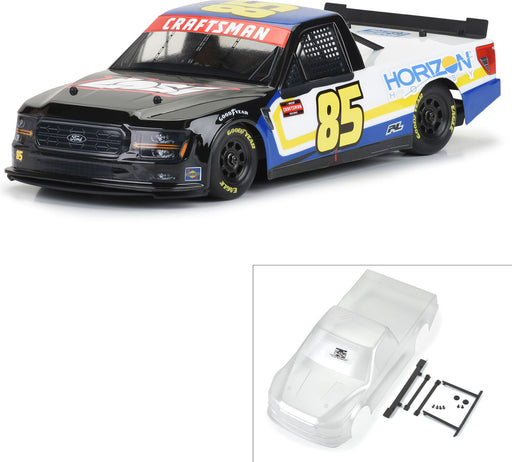 1/12 Pre-Cut 2024 Ford F-150 Truck Clear Body: Losi NASCAR