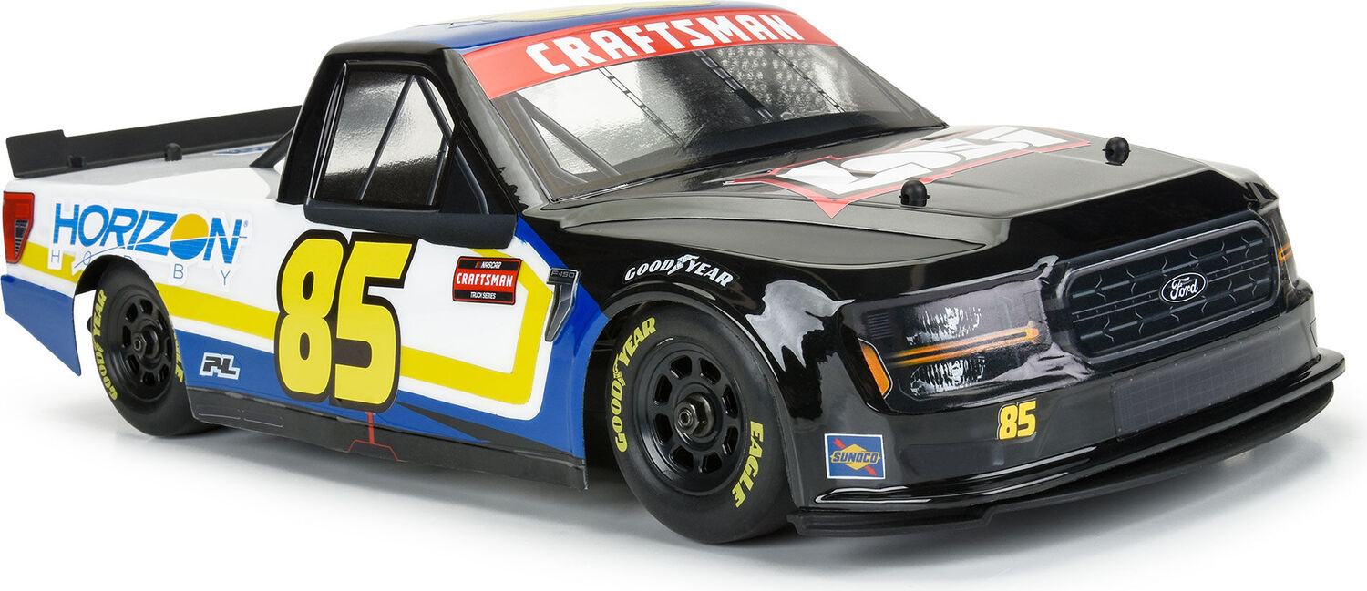 1/12 Pre-Cut 2024 Ford F-150 Truck Clear Body: Losi NASCAR