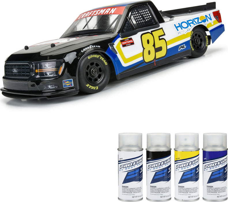 1/12 Pre-Cut 2024 Ford F-150 Truck Clear Body: Losi NASCAR