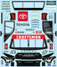 1/12 Pre-Cut 2024 Toyota Tundra Truck Clear Body: Losi NASCAR