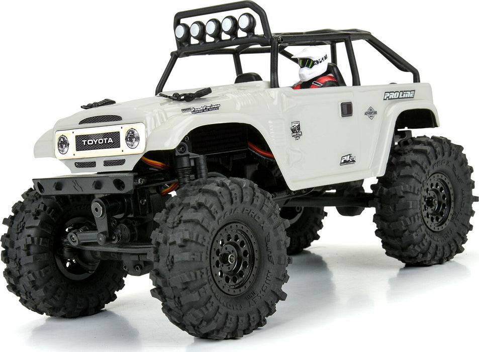 1/24 1979 Toyota Land Cruiser FJ40 Clear Body with Trail Cage: SCX24