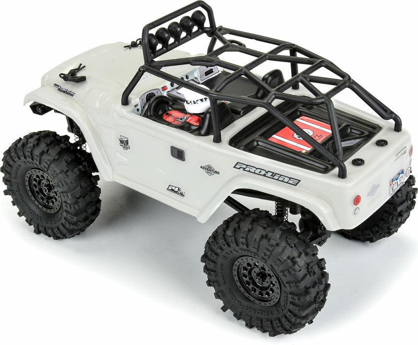 1/24 1979 Toyota Land Cruiser FJ40 Clear Body with Trail Cage: SCX24