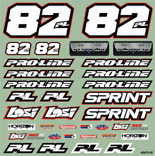 1/10 Sprint Car Light Weight Clear Body Panel Kit: Losi Sprint Car
