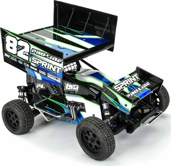 1/10 Sprint Car Light Weight Clear Body Panel Kit: Losi Sprint Car