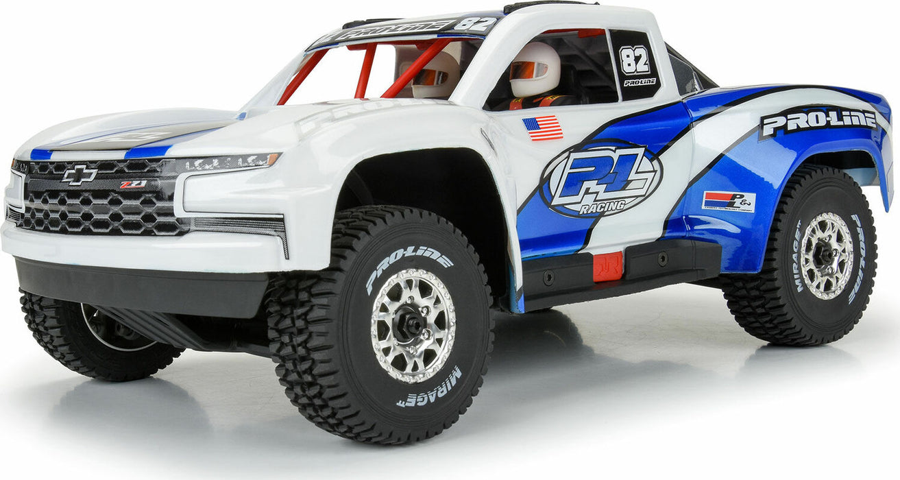 1/16 Pre-Cut 2019 Chevy Silverado Trophy Truck Clear Body: GROM