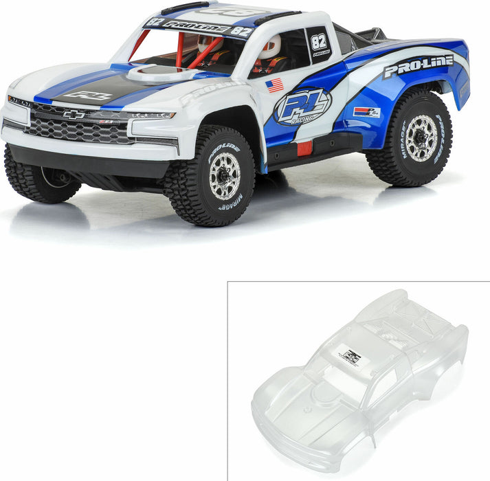 1/16 Pre-Cut 2019 Chevy Silverado Trophy Truck Clear Body: GROM