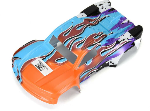 1/16 Limited Edition 2019 Chevy Silverado Trophy Truck Body for ARRMA MOJAVE GROM, Fire and Ice (Pink/Aqua)