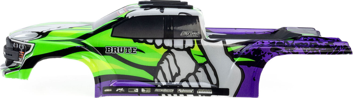 1/16 Limited Edition Pre-Cut/Pre-Painted Brute Body Ghostfire with Clipless System: ARRMA MINI KRATON