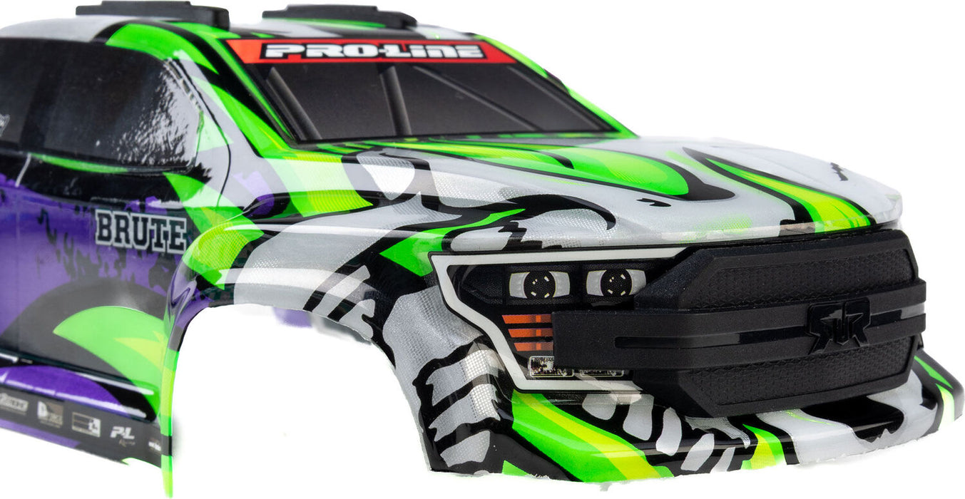 1/16 Limited Edition Pre-Cut/Pre-Painted Brute Body Ghostfire with Clipless System: ARRMA MINI KRATON