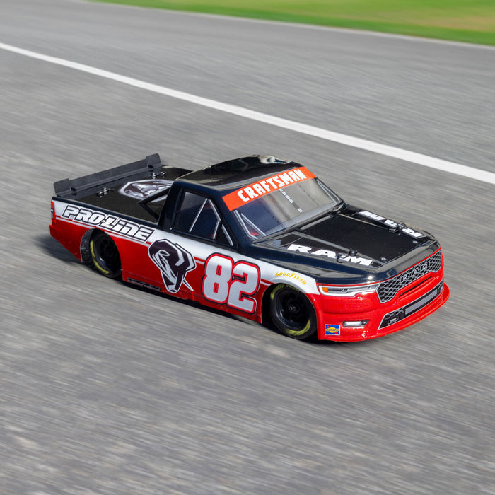 1/12 Pre-Cut 2026 Ram 1500 Truck Clear Body: Losi NASCAR