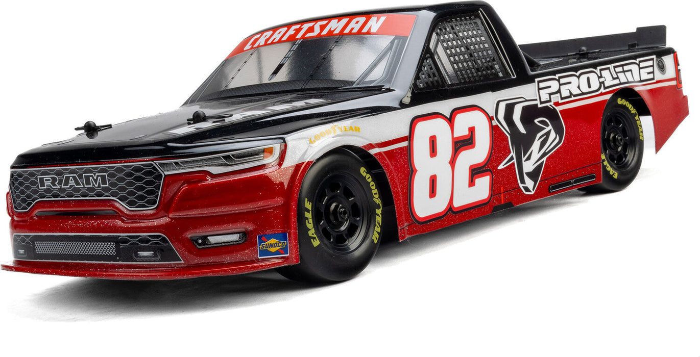 1/12 Pre-Cut 2026 Ram 1500 Truck Clear Body: Losi NASCAR