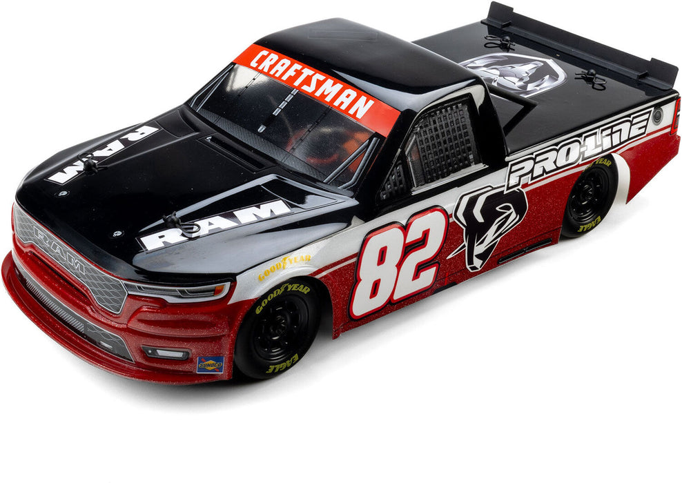 1/12 Pre-Cut 2026 Ram 1500 Truck Clear Body: Losi NASCAR