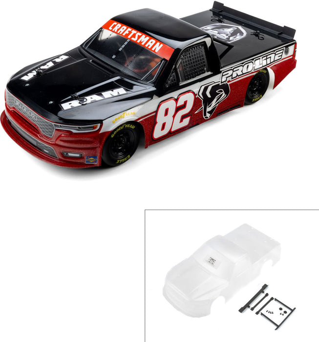 1/12 Pre-Cut 2026 Ram 1500 Truck Clear Body: Losi NASCAR