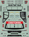 1/12 Pre-Cut 2026 Ram 1500 Truck Clear Body: Losi NASCAR