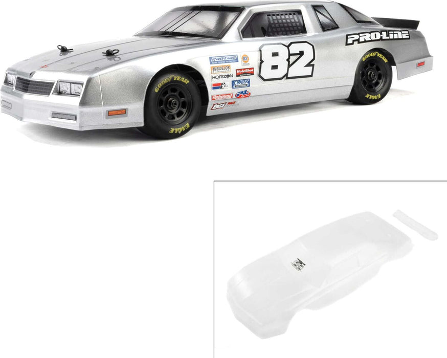 1/12 Pre-Cut 1986 Chevy Monte Carlo Clear Body: Losi NASCAR® Race Car
