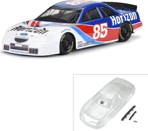 1/12 Pre-Cut 1996 Ford Thunderbird Clear Body: Losi NASCAR